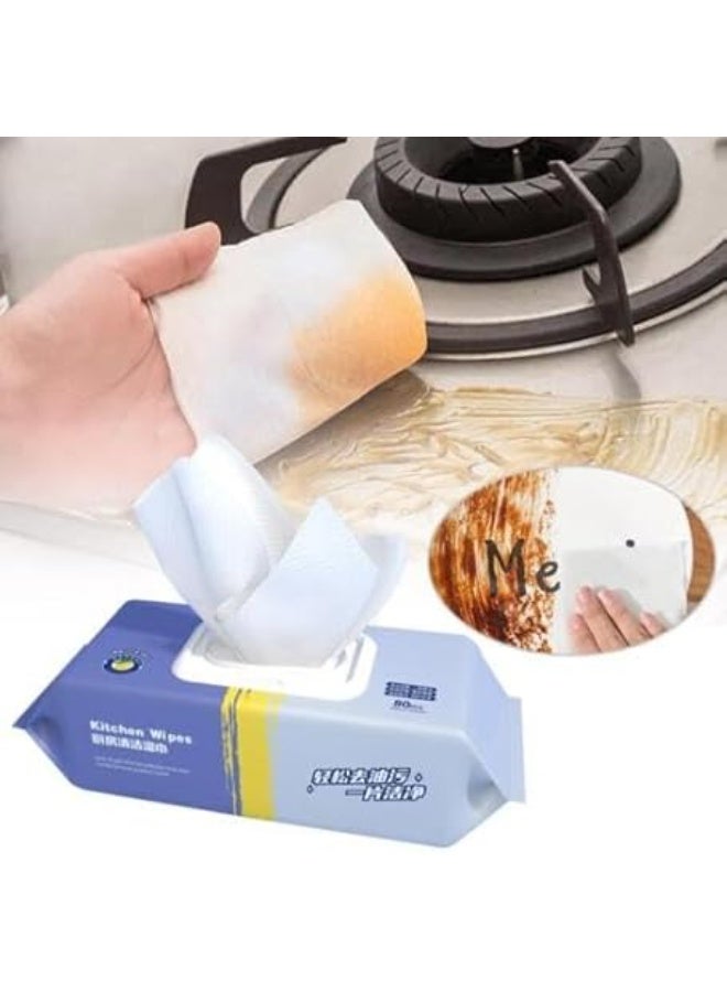 Cleaning Wet Wipes Strong decontamination Extra Large Pack Household Wet Wipes (Pack of 1 Set) Contain 80 Pcs Wipes - Image 1