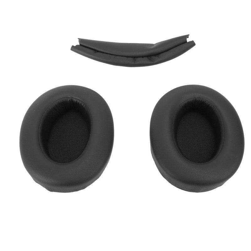 Replacement Ear Pads Blue Protein Leather Memory Foam - Noise Isolation Headband Cover for WH XB910N Headphone Long Extended Wear - Image 5