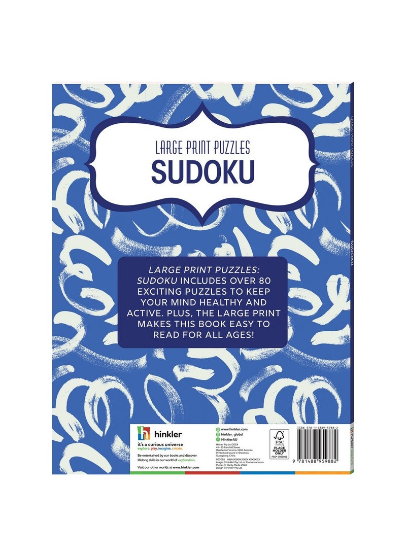Hinkler Hinkler Large Print Puzzles – Sudoku Edition, Easy-to-Read Sudoku Puzzle Book for Adults, Includes Challenging Sudoku Puzzles, Fun Brain Exercise  - Image 5