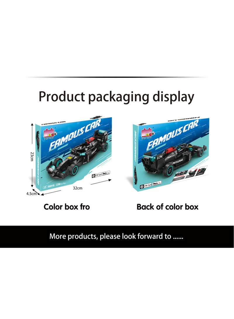 Paka Rabbit Speed Champions F1 Racing Block-  Mercedes Benz50016 (236) Pieces - Image 3