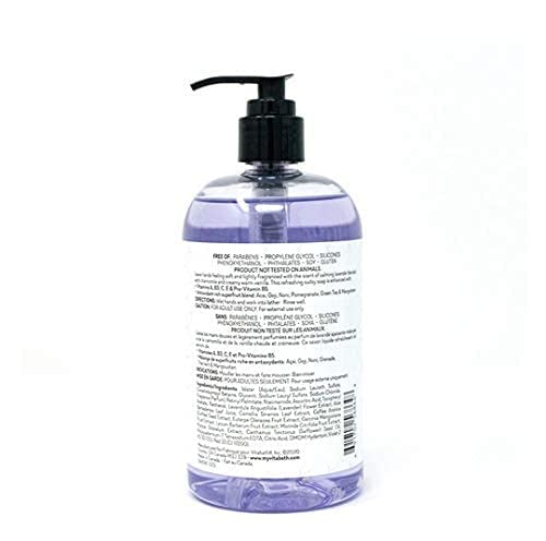 Vitabath LAVENDER CHAMOMILE 16 fl oz Liquid Hand Soap 4pk - Image 3