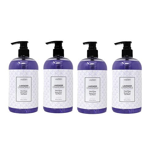 Vitabath LAVENDER CHAMOMILE 16 fl oz Liquid Hand Soap 4pk - Image 1