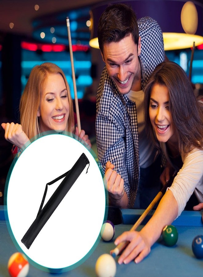 Pmeixcy Pool Cue Case, 2 Pack Black Billiard Cue Stick Case for Storage and Transport, Durable Pool Stick Bag for Professional and Casual Players, Convenient Carry Solution for Billiards Enthusiasts - Image 5