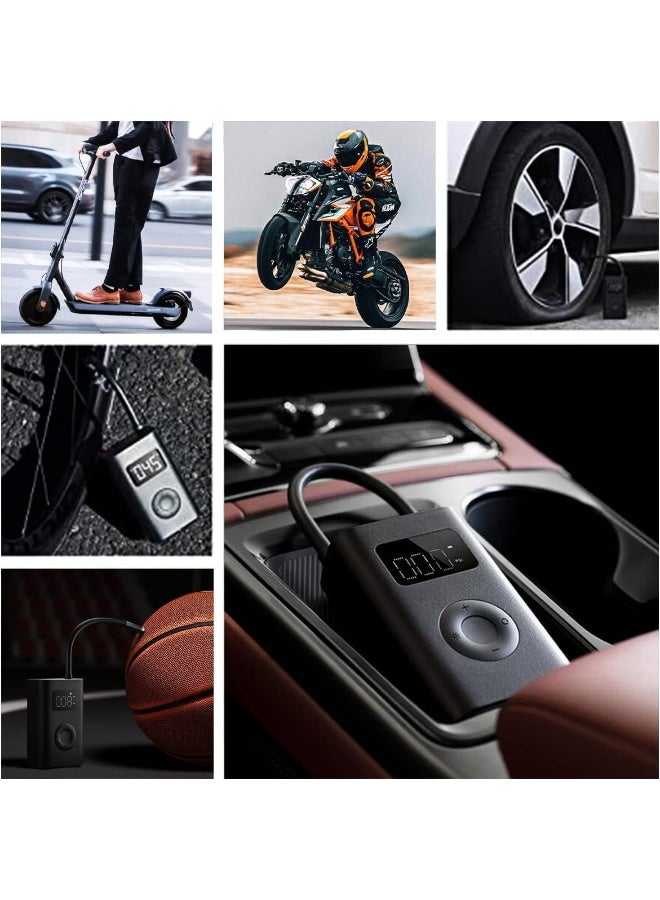 Xiaomi [2025 Upgrade] Portable Electric Air Compressor 150 PSI – Fast Inflation, Dual LCD Screen, Auto Stop, for Car/Bike/Ball – 1-Year Warranty - Image 2