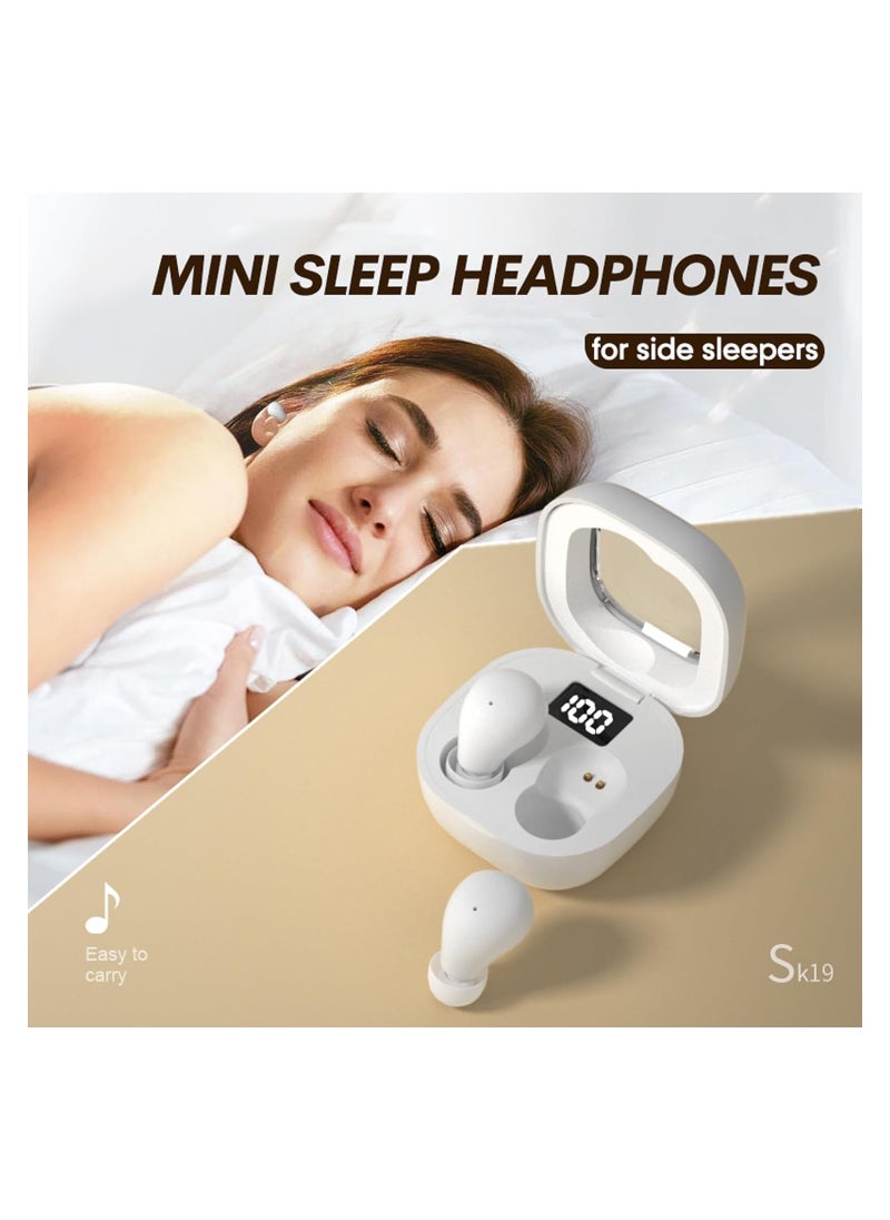 SYOSI - Smallest Invisible Mini Earbuds Wireless Bluetooth, Low Profile Micro Tiny Discreet Hidden Earbuds for Work, Small Headphones, Invisible Sleep Wireless Earphone, IPX5 Waterproof for Small Ear Canals - Image 1
