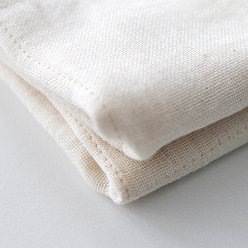 Nawrap 100% Organic Cotton, Face Towel, Green/Ivory - Image 4