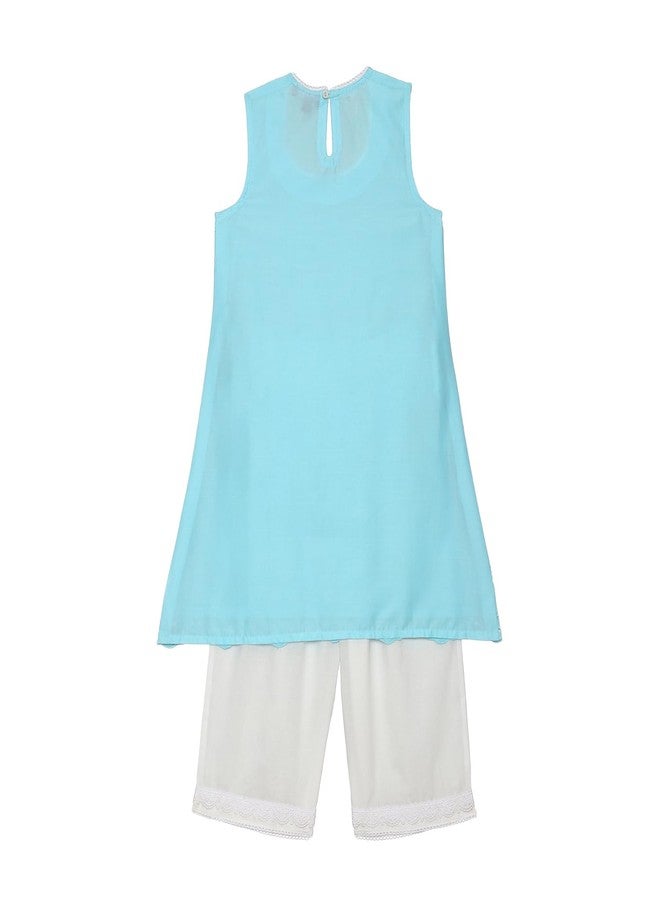 BIBA Girls SOLID STRAIGHT KID(KWSUMMER BREEZE5934_SKY BLUE_9) - Image 2