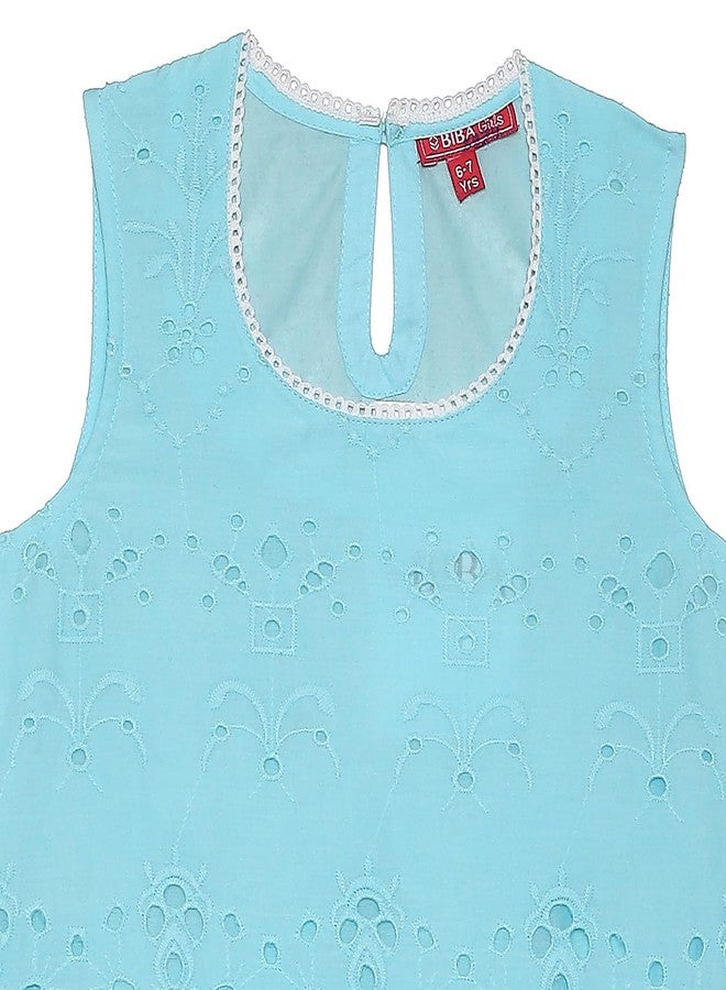 BIBA Girls SOLID STRAIGHT KID(KWSUMMER BREEZE5934_SKY BLUE_9) - Image 4