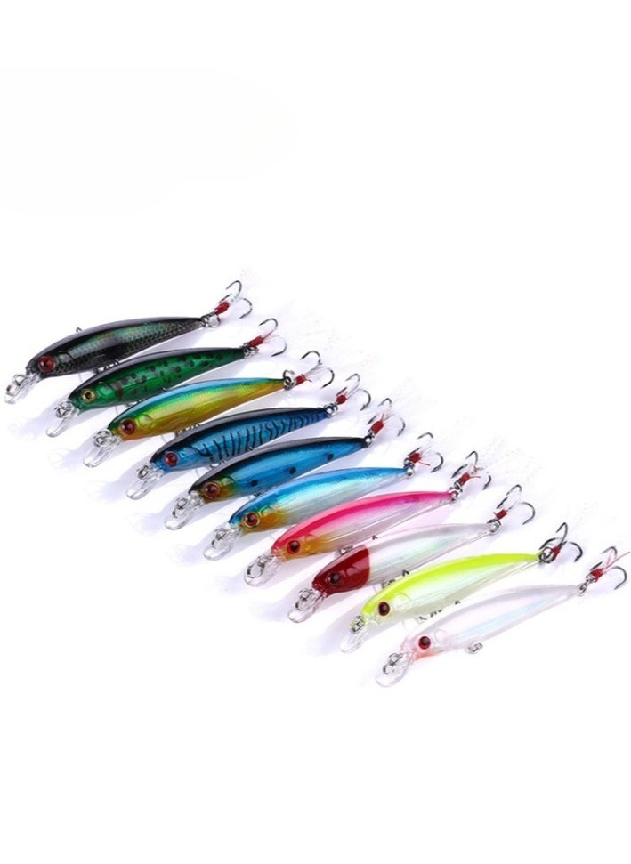 Beauenty 10 piece Universal fishing bait small fish hard bait set  - Image 3