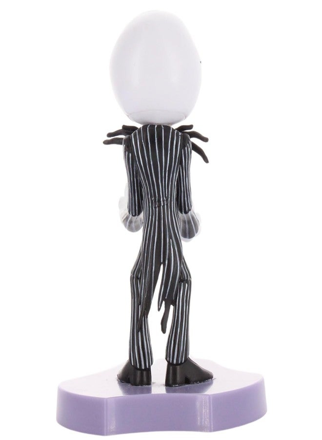 Exquisite Gaming Holdems Jack Skellington Phone Holder, 4 in Nightmare Before Christmas Collectible Figure with Cable Management Base - Image 3