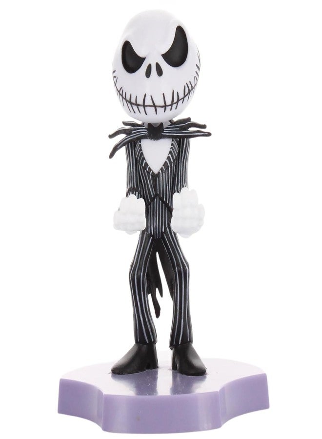 Exquisite Gaming Holdems Jack Skellington Phone Holder, 4 in Nightmare Before Christmas Collectible Figure with Cable Management Base - Image 1