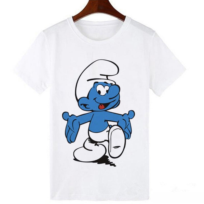 [Same day hair] spot cross-border short-sleeved printed cartoon source T-shirt women's fashionable top - Image 3