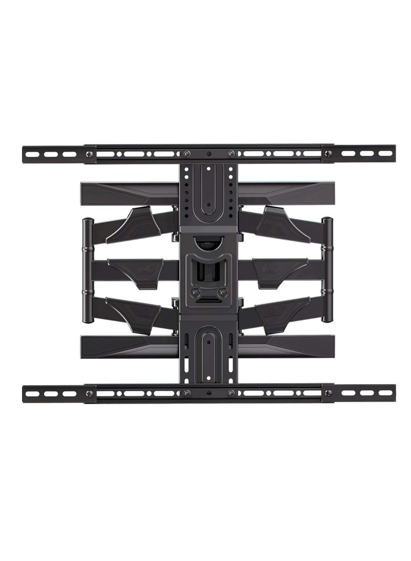 ان بي حامل تلفزيون شديد التحمل مثبت على الحائط بحركة كاملة لشاشات LED وLCD – يناسب من 45 إلى 75 بوصة – فيسا حتى 600 × 400 ملم – يدعم حتى 100 باوند – مع شهادة تي يو في جي إس - Image 5