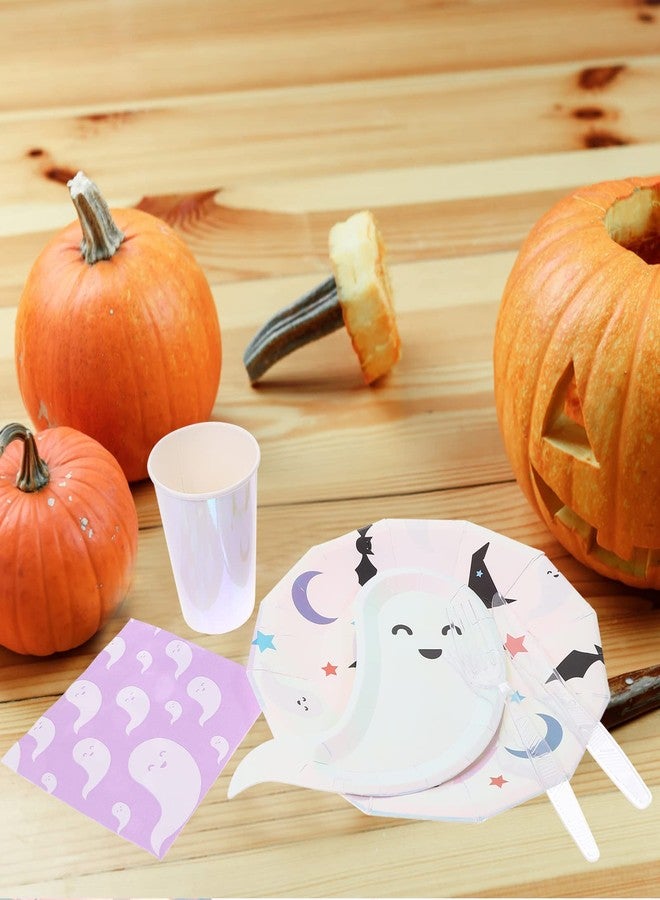 TOYANDONA 68pcs Halloween Party Supplies Disposable Dinnerware Set - Image 5