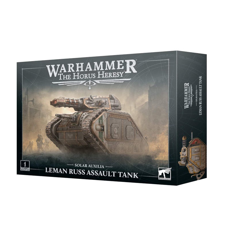 Warhammer Games Workshop Horus Heresy Solar Auxilia Leman Russ Assault Tank - Image 3