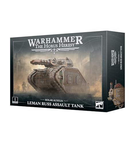 Warhammer Games Workshop Horus Heresy Solar Auxilia Leman Russ Assault Tank - Image 1