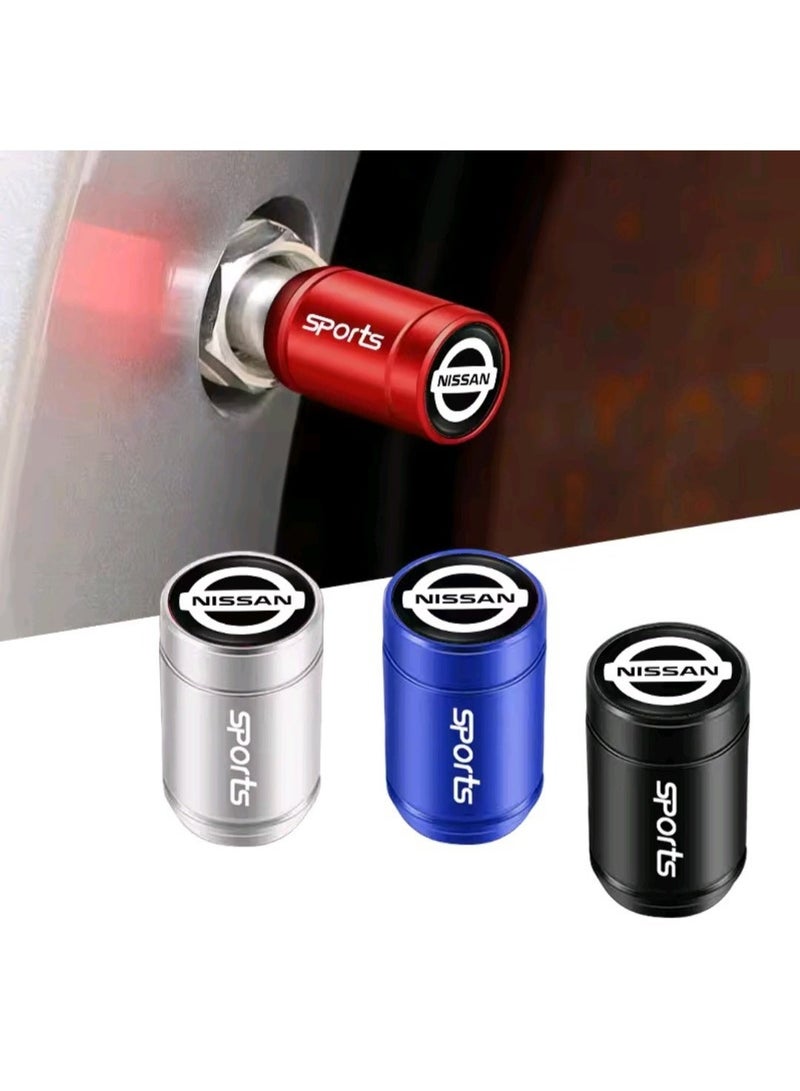 Car Valve Cap Decorative Dustproof Tire Valve Stem Caps (4pcs) Accessories For Nissan Altima X-trail Qashqai Note Juke Patrol - Image 2
