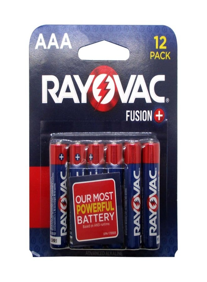 Rayovac Fusion AAA Batteries (12 Pack), Triple A Alkaline Batteries - Image 1