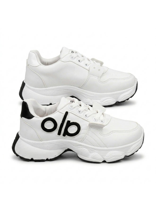 Vbranda A luxurious, eye-catching, and stylish sneaker.L-19-WHITE - Image 1