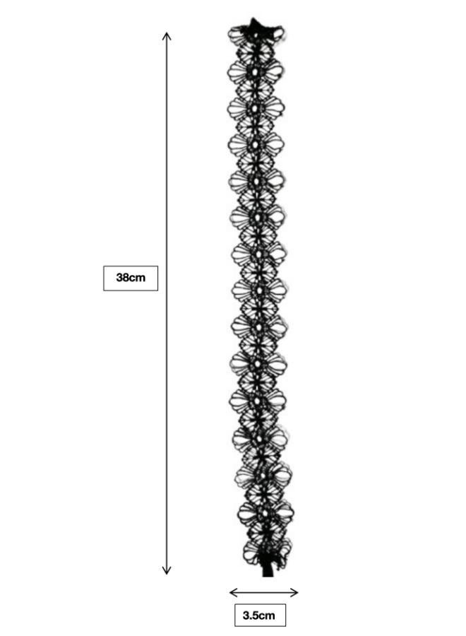 Lace Choker Adjustable Decorative Short Fashion Dainty Elegant Lace Necklace for Ladies No: 3051 - Image 2
