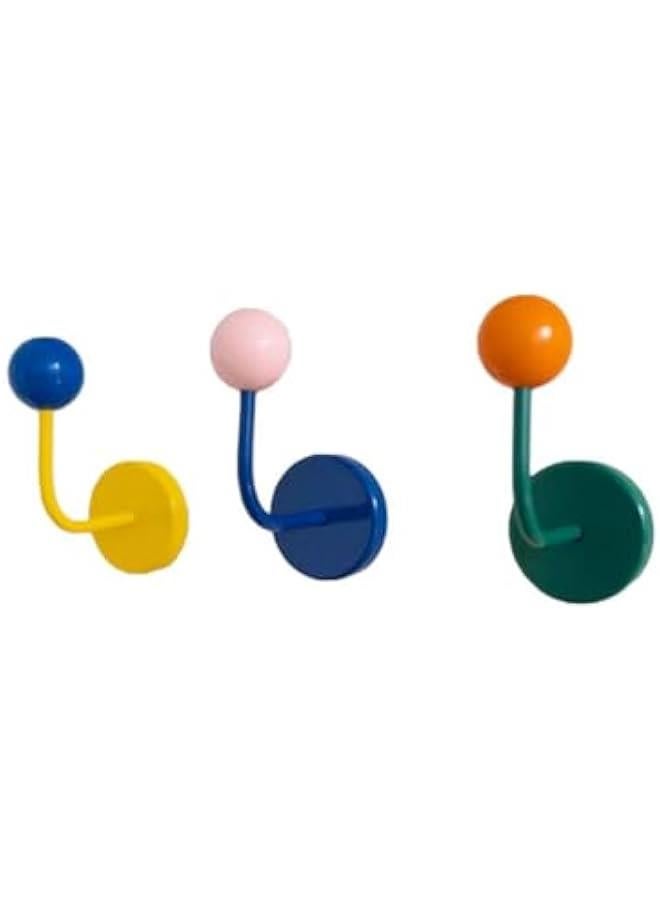 3 PCS Colorful Magnetic Hooks Heavy Duty,Strong Swivel Swing Neodymium Magnetic Hooks for Hanging, Strong Magnetic Hanger for Cruise Cabins, Locker, Toolbox, Home, Kitchen - Image 1