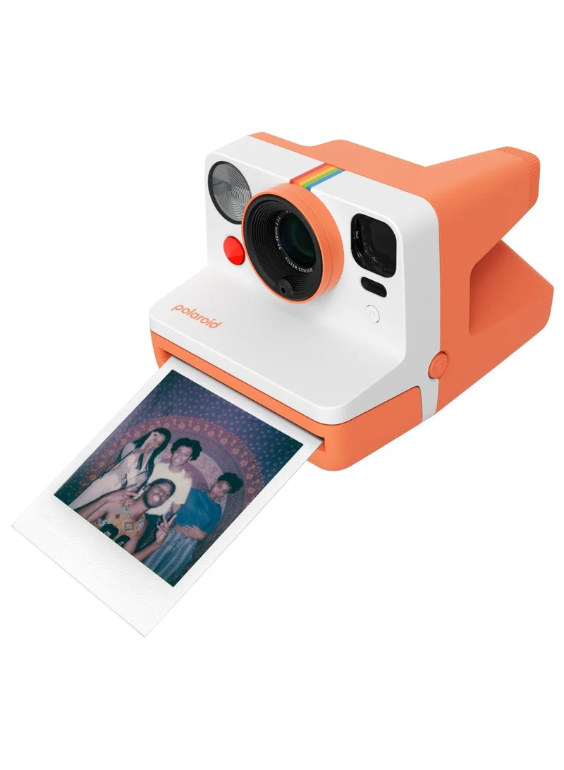 Polaroid Now Instant Film Camera Gen 3 | Classic Analog Instant Camera with Optimized Two-Lens Autofocus for Sharper Photos | Self-Timer, Double Exposure | USB-C Rechargeable | Compatible with i-Type & 600 Film - Coral