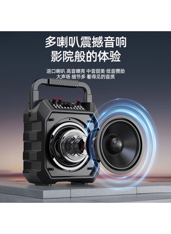 SHINCO Wireless Bluetooth Speaker Outdoor High Volume Portable Square Dance High Power Audio Singing Microphone - Image 3
