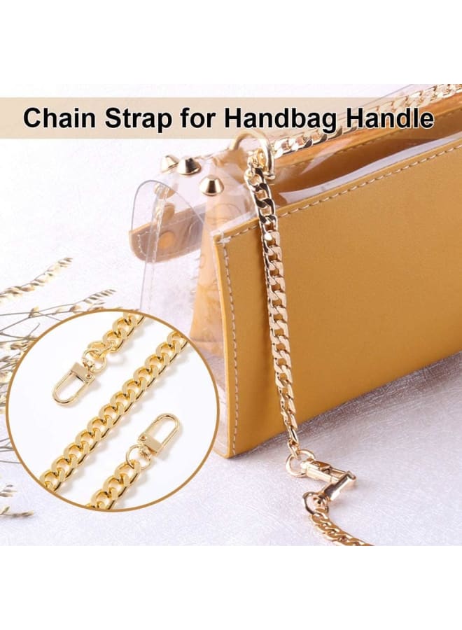 Wancala 120cm Gold Metal Handbag Chain Replacement Straps with Lobster Clasp for Purse, Wallet, Clutch, Crossbody, Shoulder Bag (Modern Style)  - Image 5