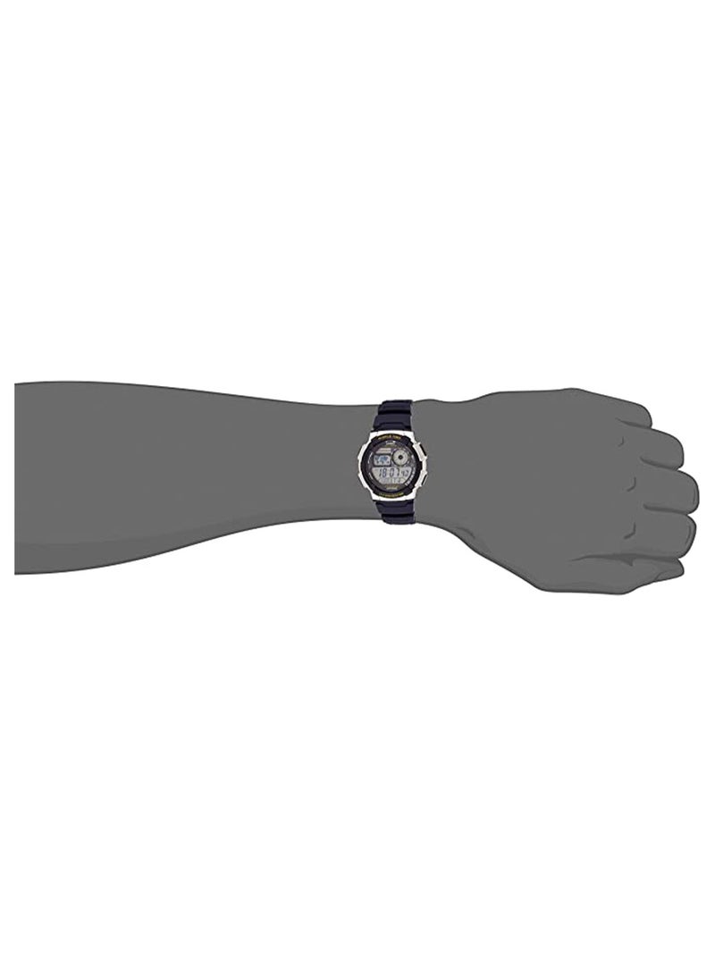 CASIO Men's Resin Digital Quartz Watch AE-1000W-2AVDF - 40 mm - Blue - Image 4