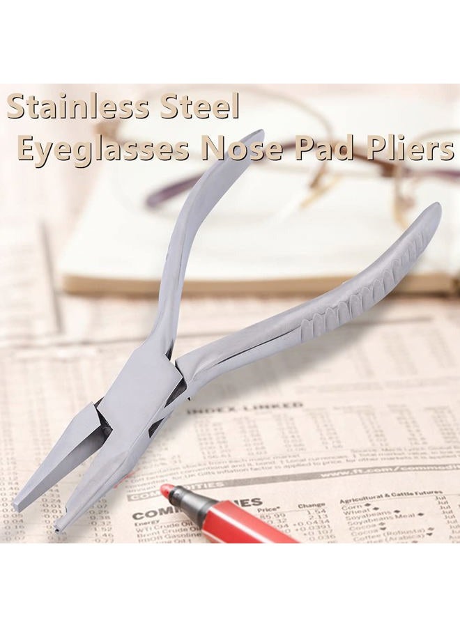 Hilitand 214 Stainless Steel Eyeglasses Nose Pad Pliers Glasses Repair Assembling & Adjusting Tools - Image 5