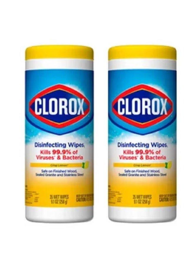 Clorox Citrus Blend Disinfecting Cleaning Wipes - 2 Packs x 35 Wipes, 70 Counts 516grams - Image 1