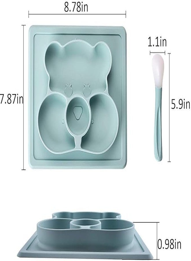 Being Cart Baby Placemat Silicone Feeding Plate | Non-Slip Toddler Placemat for Mealtime | Easy Wipe Clean Baby Plate | BPA-Free, Durable, Safe | Pink Feeding Mat for Kids - Image 2