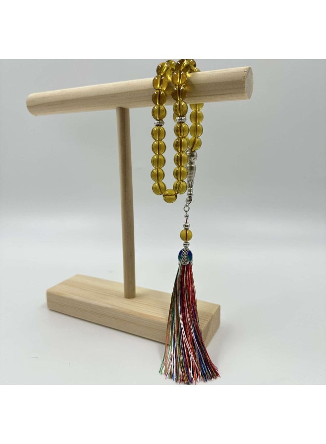 NIBEMINENT 33 Muslim Prayer Beads Wheat Colour/10mm
