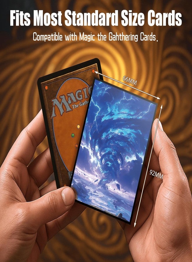 Kiiransr MTG Card Sleeves - Island - Utility Lands Series - Ultra Clear Front & Matte Finish Back, 100 Count Standard Size Matte Art Sleeve for Magic The Gathering - Image 4