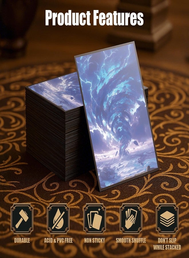 Kiiransr MTG Card Sleeves - Island - Utility Lands Series - Ultra Clear Front & Matte Finish Back, 100 Count Standard Size Matte Art Sleeve for Magic The Gathering - Image 5