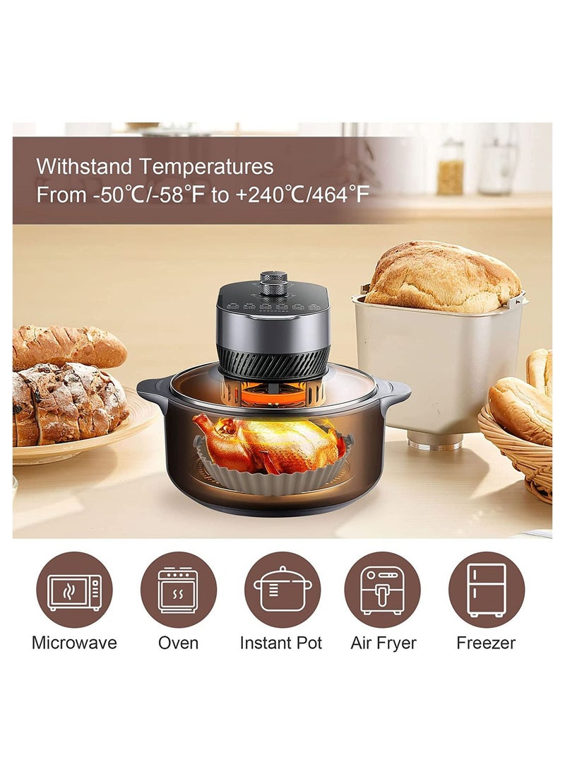 Generic - Air Fryer Silicone Mold Reusable Non-Stick Plates & Accessories Round Pot Tray Cooking Pan - Image 1