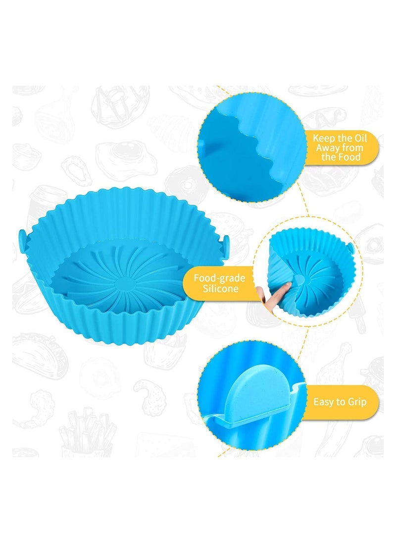 Generic - Air Fryer Silicone Mold Reusable Non-Stick Plates & Accessories Round Pot Tray Cooking Pan - Image 1