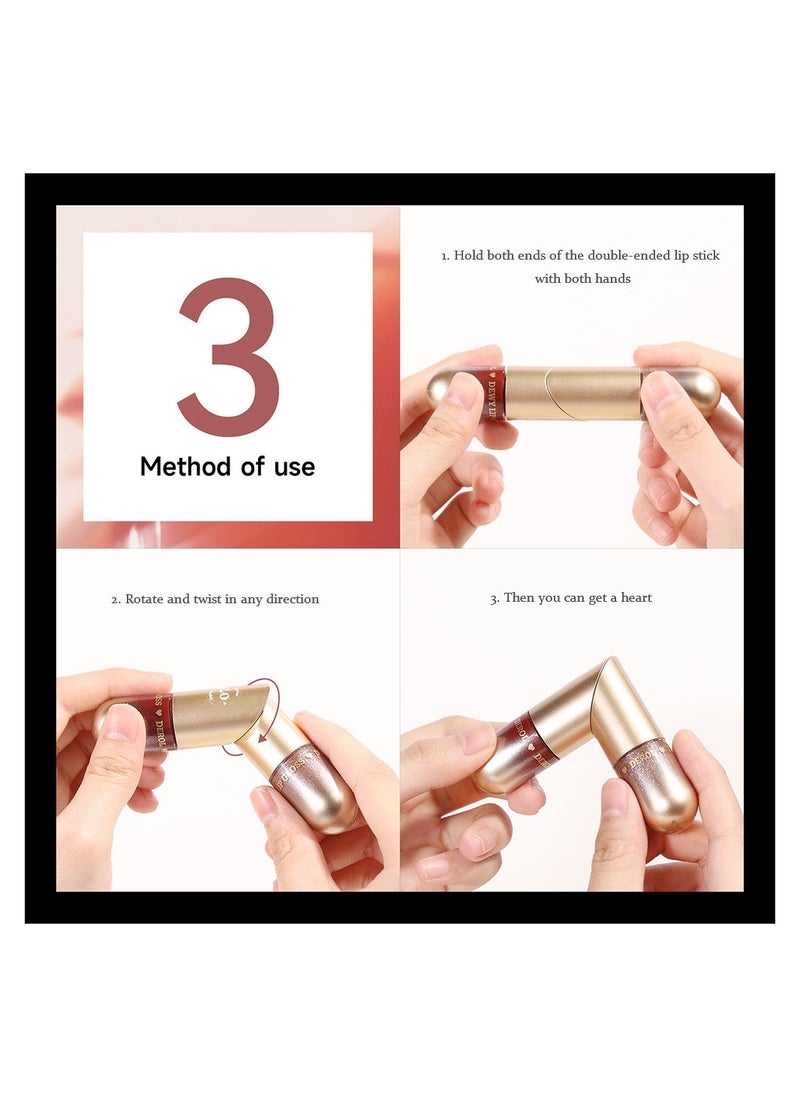 DEROL Lip Gloss Plumper Hyaluronic Acid High Shine Super Shine Non-Sticky Color Lips Stain Oil Liquid Lipstick Glaze Glitter Lifter Long Lasting Waterproof Moisturizing for Women Girls  - Image 5