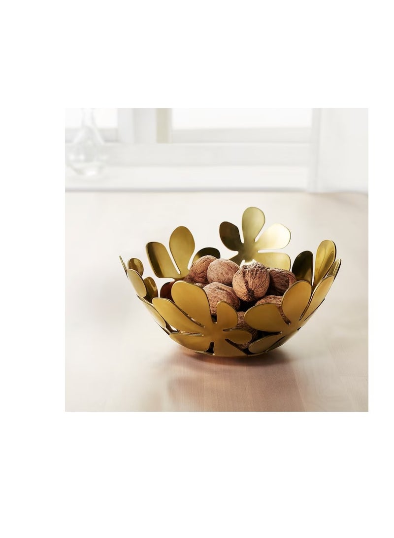 سلطانية لون ذهبي 20 سم - Image 2