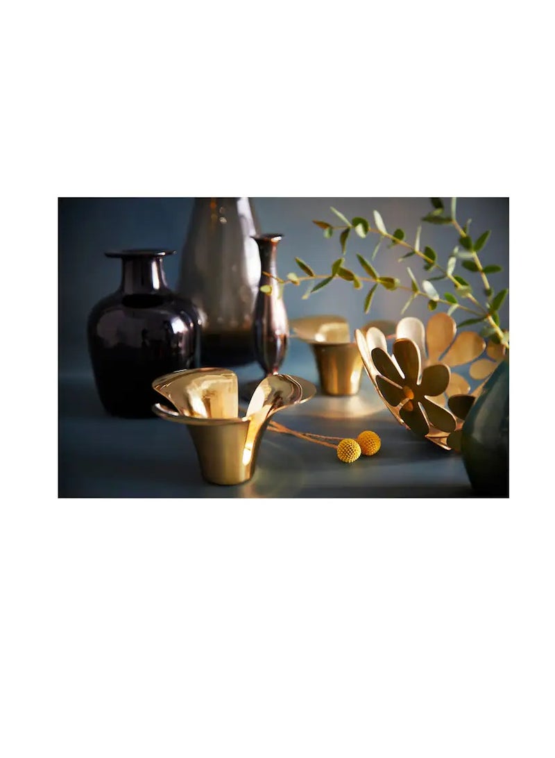 سلطانية لون ذهبي 20 سم - Image 3