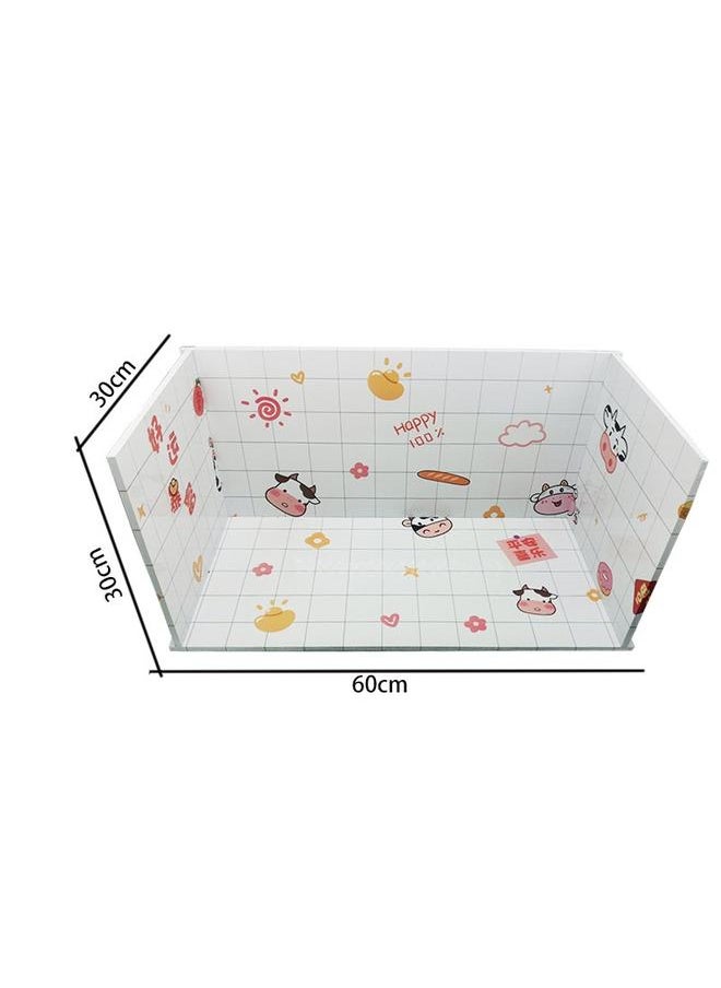 Bluejw - Stall Small Kitchen Background Wall Mini Small Kitchen Background Board Wholesale Play House Bezel Toy Accessories - Image 1