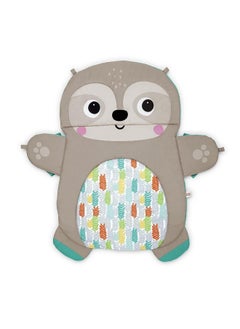 Bright Starts Bright Starts Tummy Time Prop & Play Baby Activity Mat with Support Pillow & Taggies - Sloth 36 x 32.5 in., Age Newborn+  - Image 4