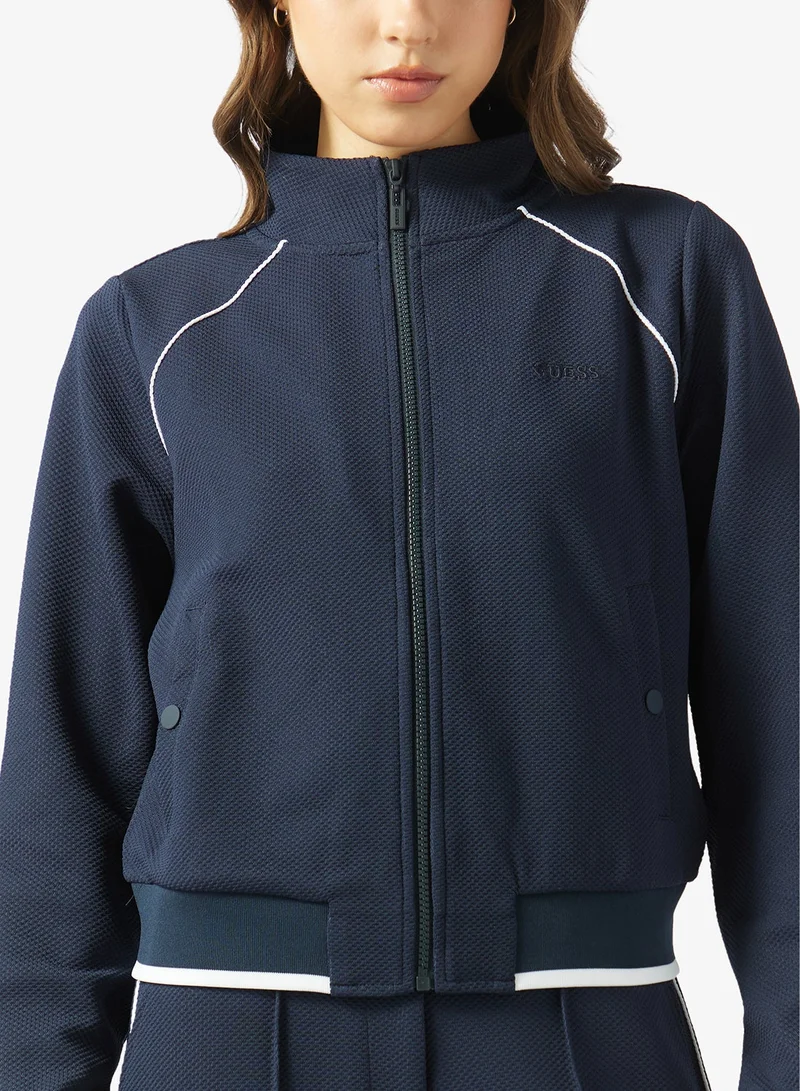 GUESS  Zip Through Knit Sweatshirt for Women | Best Price UAE