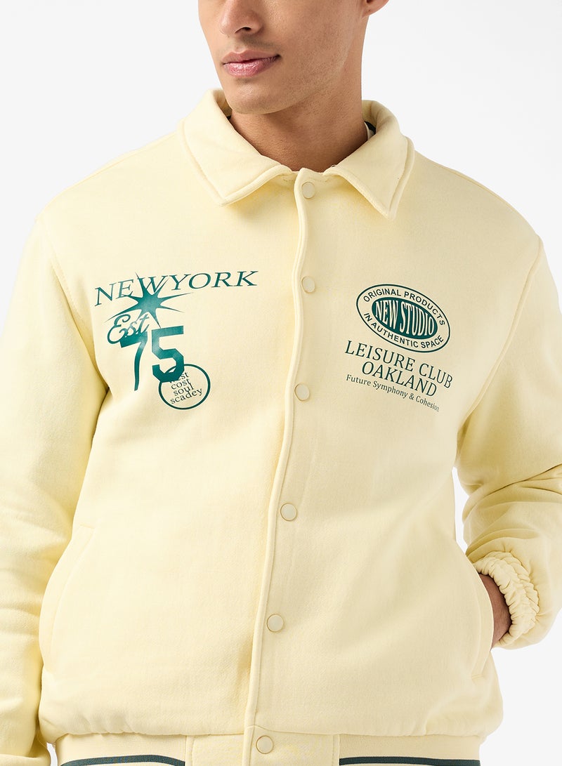 سفنتي فايف جاكيت فارستي بطبعة جرافيك - Image 3