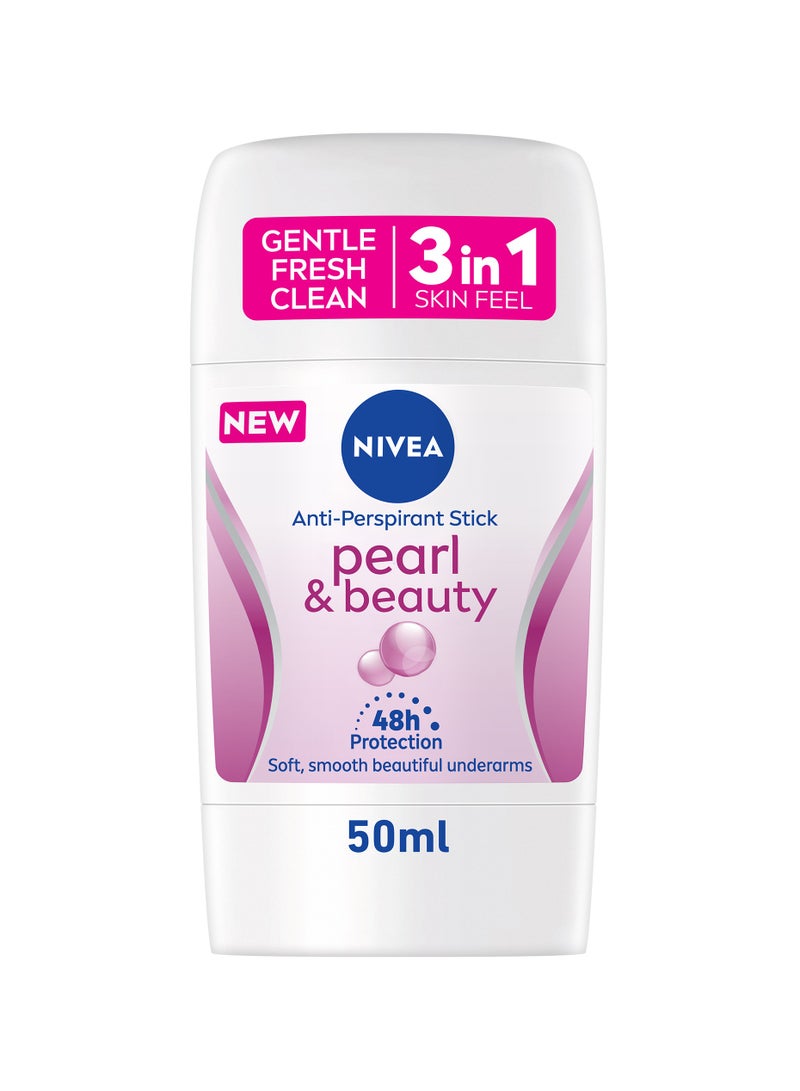 Nivea مستخلصات اللؤلؤ ومزيل العرق الجمالي للنساء على شكل عصا - Image 1