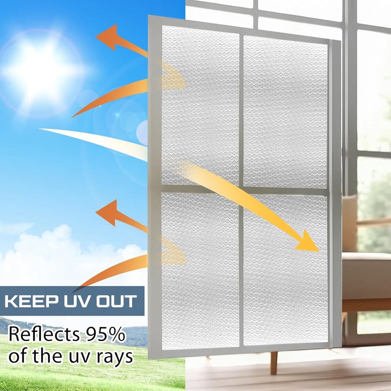 Frienda ظل نافذة باب RV بحجم 79 × 40 بوصة مع واقي شمس من الفويل - Image 4