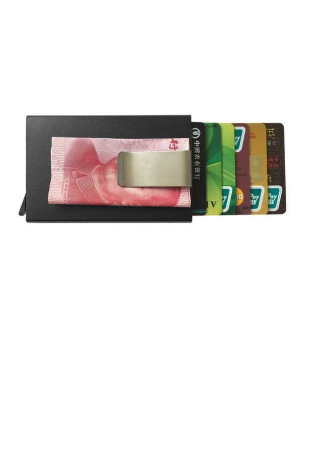 NIBEMINENT Automatic Pop-up Card Holder Black - Image 3