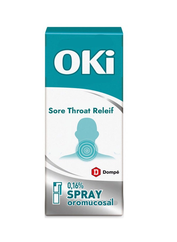 Oki 0.16% Oromucosal Spray 15Ml