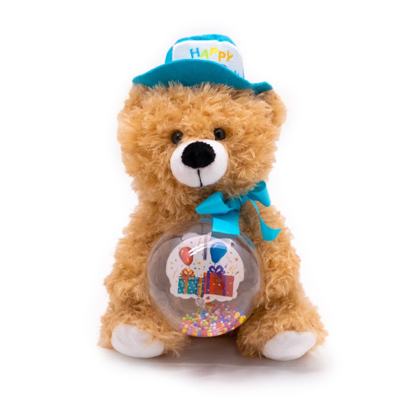 Cuddle Barn - Birthday Buddy Benson | Animated Stuffed Animal Teddy Bear Plush Toy Lights Up and Bops to Happy Birthday, 13" - Image 3