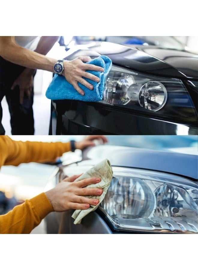 Headlight Restorer QV5-160 220ml for Car Headlamp Restoration, Removes Yellowing Oxidation Scratches Haze, Clear Lens Repair Spray, Enhance Brightness Visibility, Automotive Headlight Cleaner for Cars SUV Van Motorcycle Plastic Lens Maintenance - Image 4